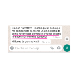Client testimonial
